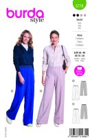 Tipar pantaloni pentru femei, croi lejer, cu elastic in talie, in doua variante